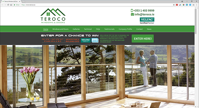 screenshot teroco.ie